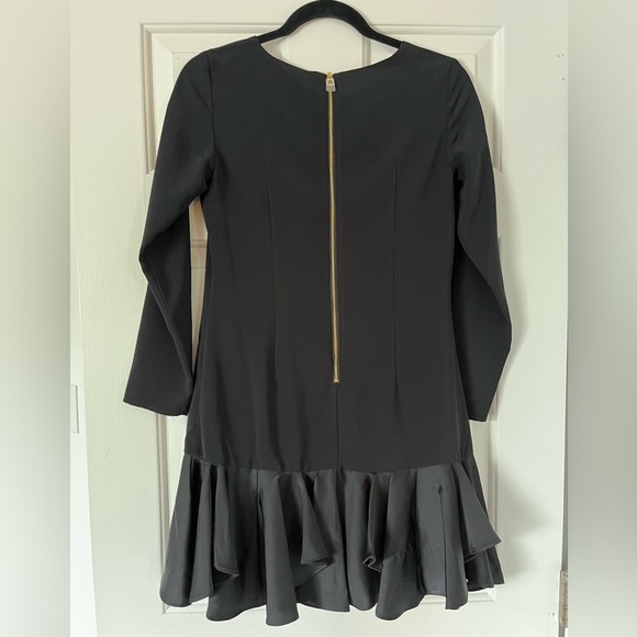 Sail to Sable black cocktail dress with flounce hem - Picture 7 of 7